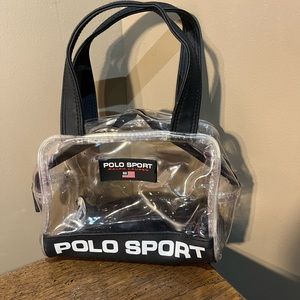 Ralph Lauren Polo Sport Clear Bag Purse Concert Amusement Park Stadium Event